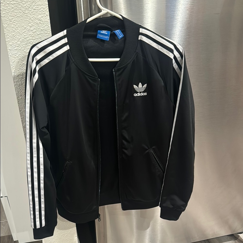 Adidas Black and White Women's Jacket